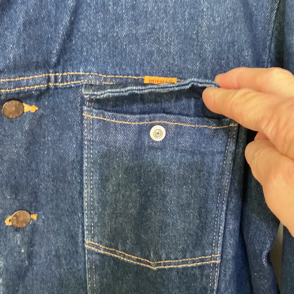 LIKE NEW VINTAGE RUSTLER DENIM JACKET - Picture 4 of 12